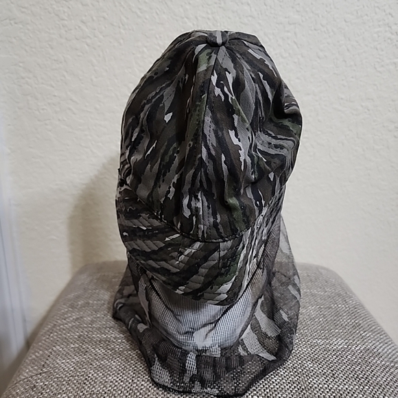 Vintage Original Jones Water Repellent Bucket Hat Camo/mesh Made in USA Sz S Kid - Picture 7 of 7